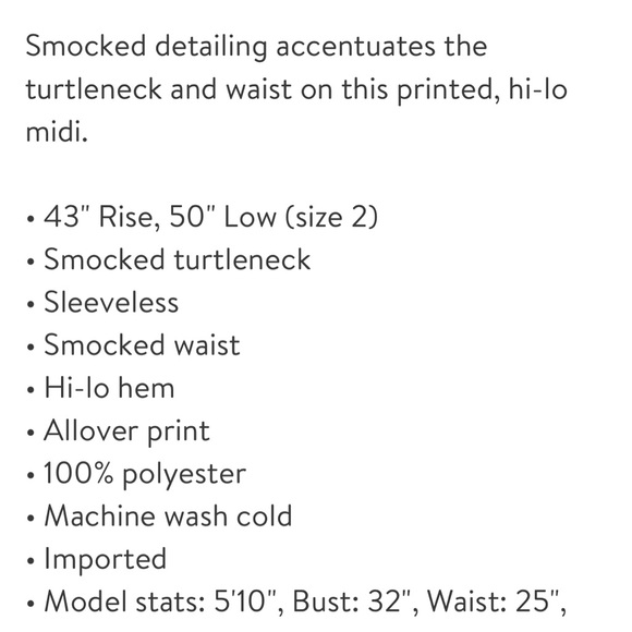 NANETTE NANETTE LEPORE Stevie Hi-Lo Dress - Picture 2 of 2